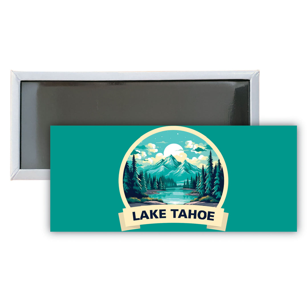 Lake Tahoe California A Souvenir Durable and Vibrant Decor Fridge Magnet 4.75 x 2 Inch Image 1