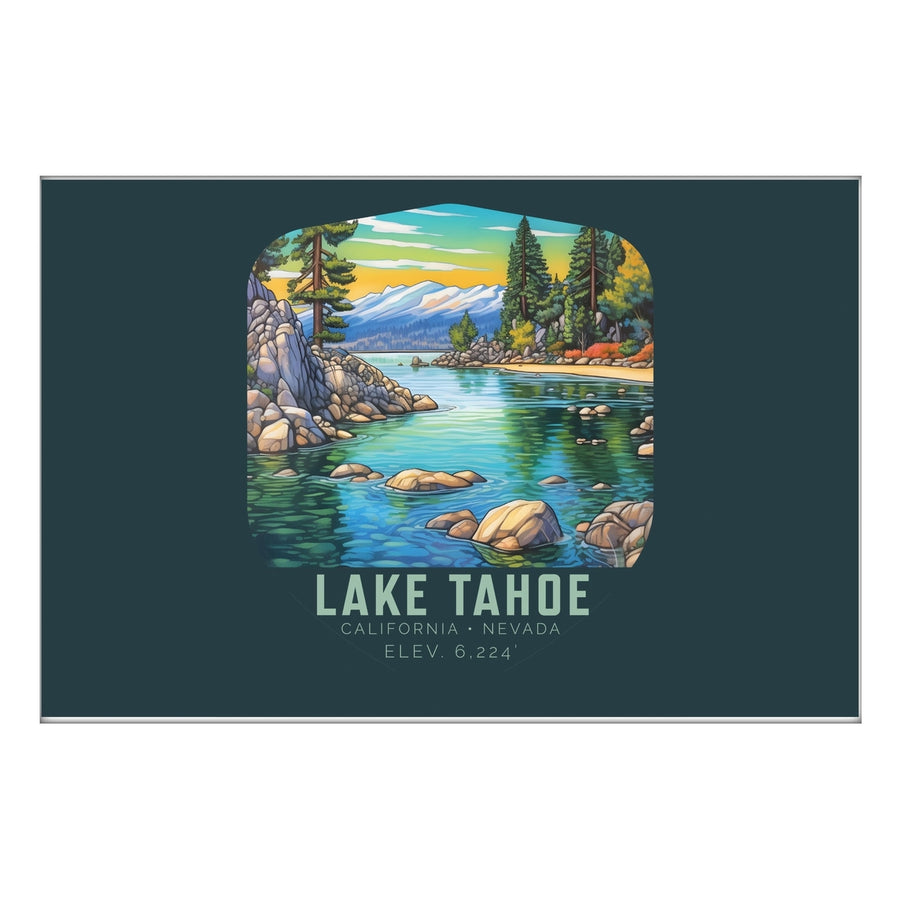 Lake Tahoe California B Souvenir 2x3-Inch Durable and Vibrant Decor Fridge Magnet Image 1