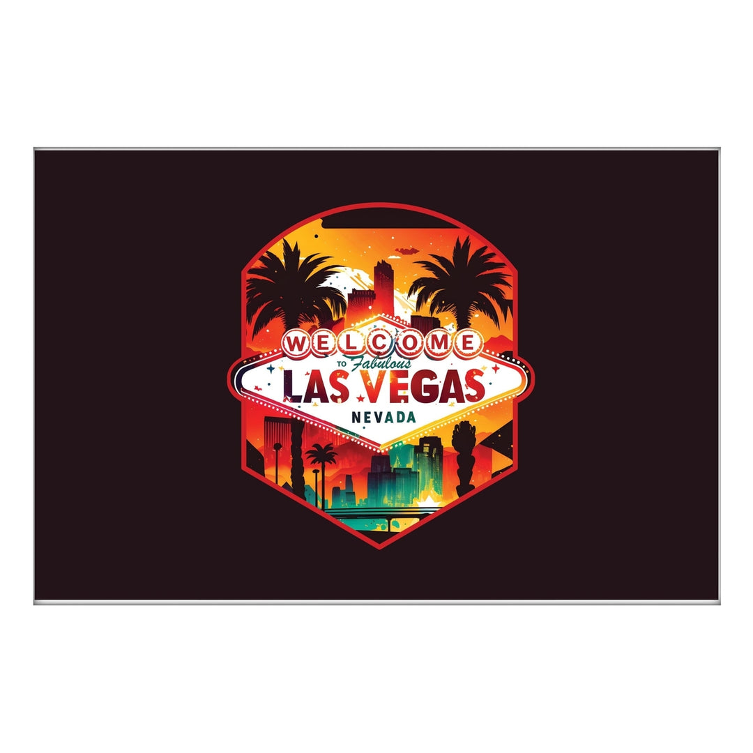 Las Vegas Nevada A Souvenir 2x3-Inch Durable and Vibrant Decor Fridge Magnet Image 1