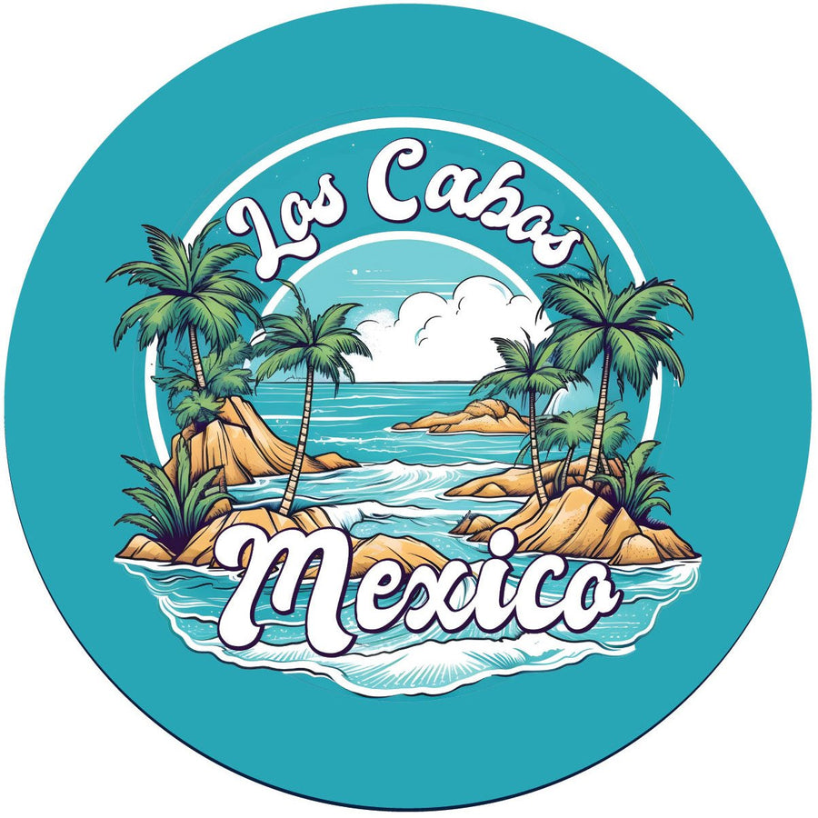 Los Cabos Mexico A Souvenir Memories Round Durable Vinyl Decal Sticker Image 1