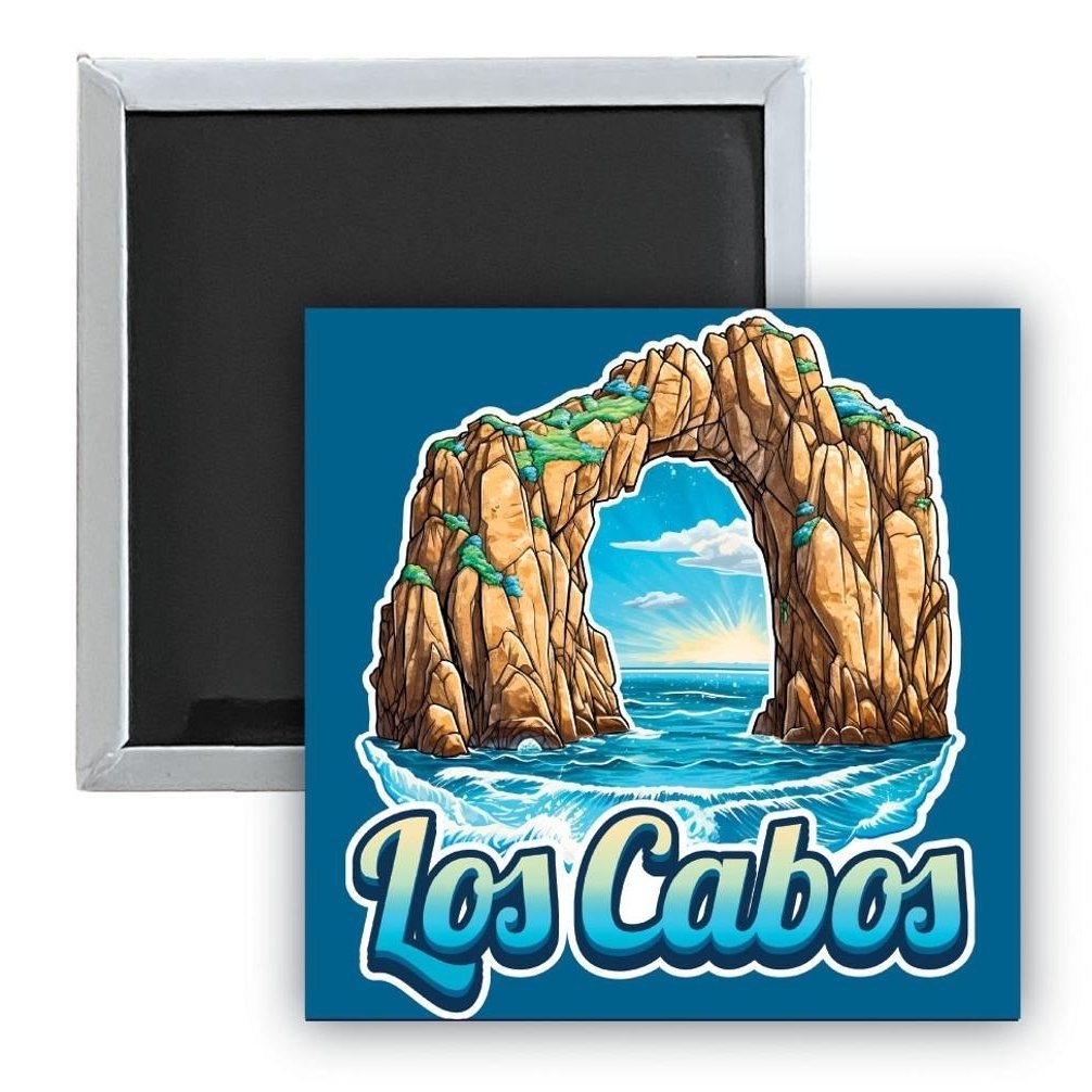 Los Cabos Mexico C Souvenir 2.5 x 2.5-Inch Durable and Vibrant Decor Fridge Magnet Image 1