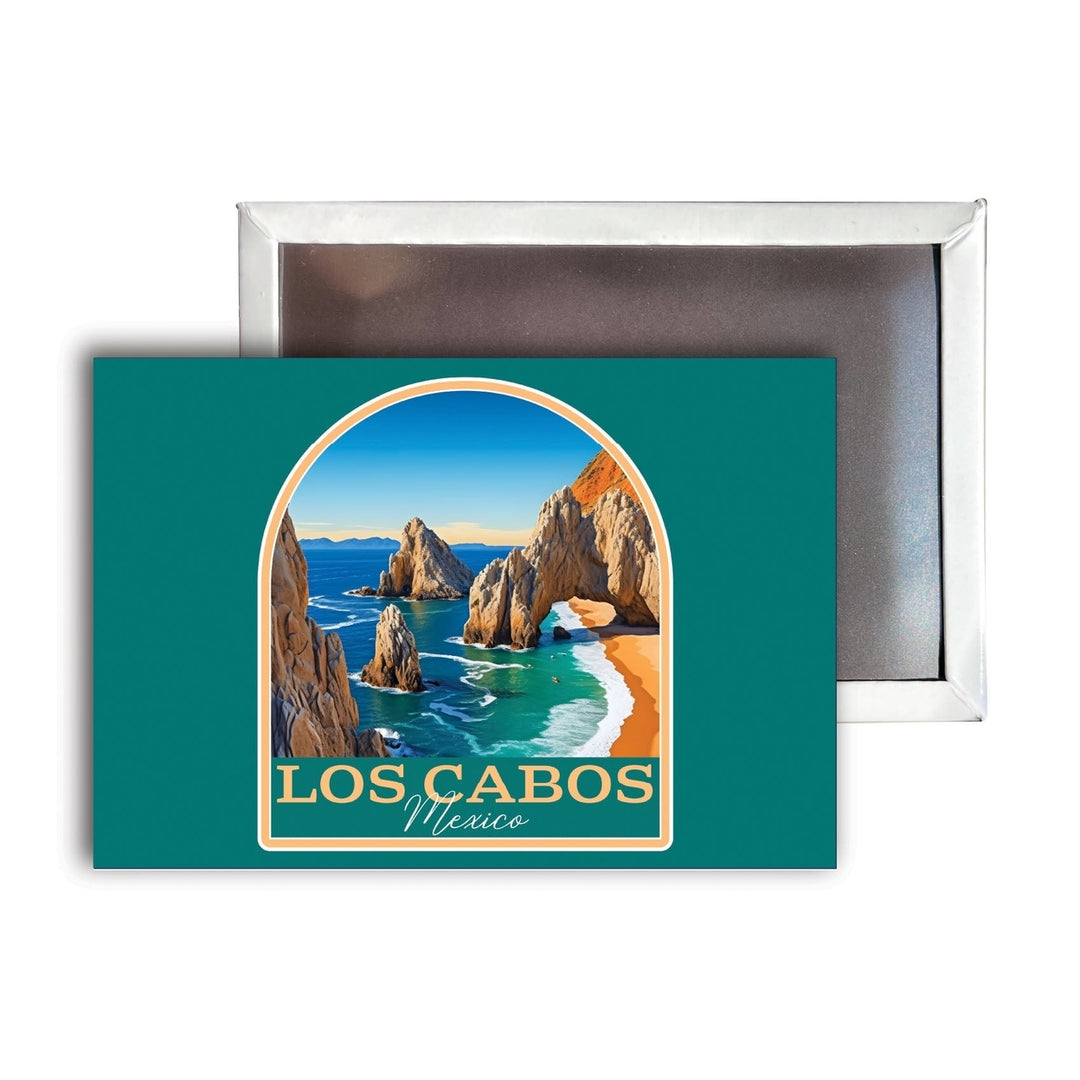 Los Cabos Mexico B Souvenir Durable and Vibrant Decor Fridge Magnet 2.5"X3.5" Image 1