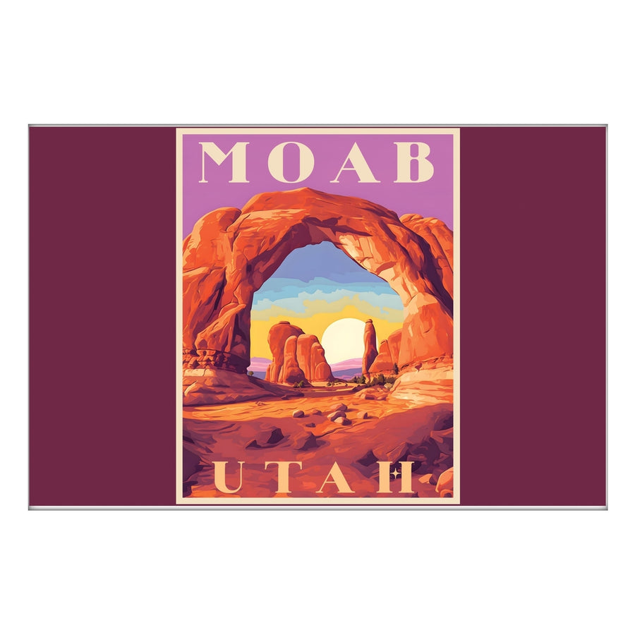 Moab Utah A Souvenir 2x3-Inch Durable and Vibrant Decor Fridge Magnet Image 1