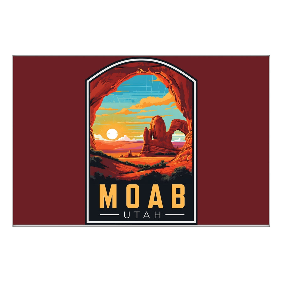 Moab Utah C Souvenir 2x3-Inch Durable and Vibrant Decor Fridge Magnet Image 1