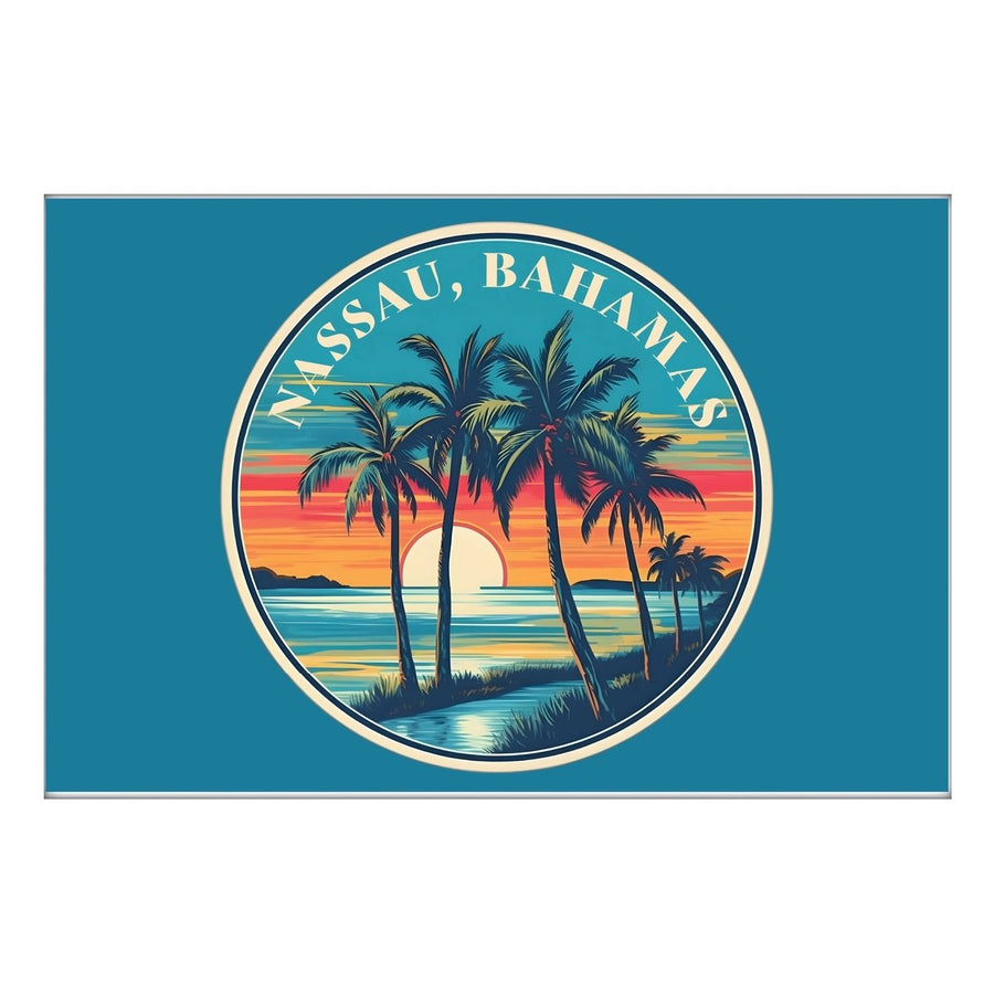 Nassau the Bahamas D Souvenir 2x3-Inch Durable and Vibrant Decor Fridge Magnet Image 1