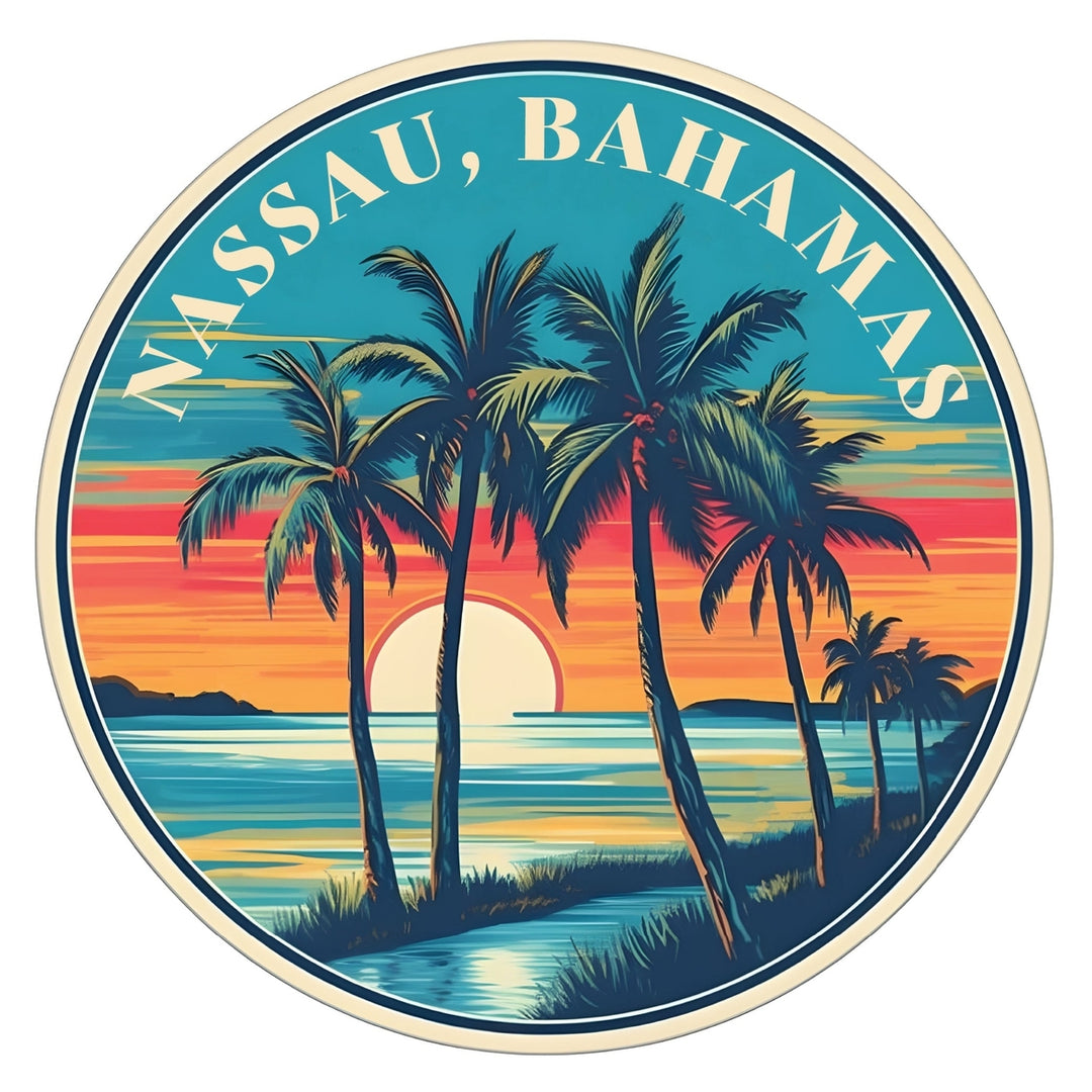 Nassau the Bahamas D Exclusive Destination Fridge Decor Magnet Image 1