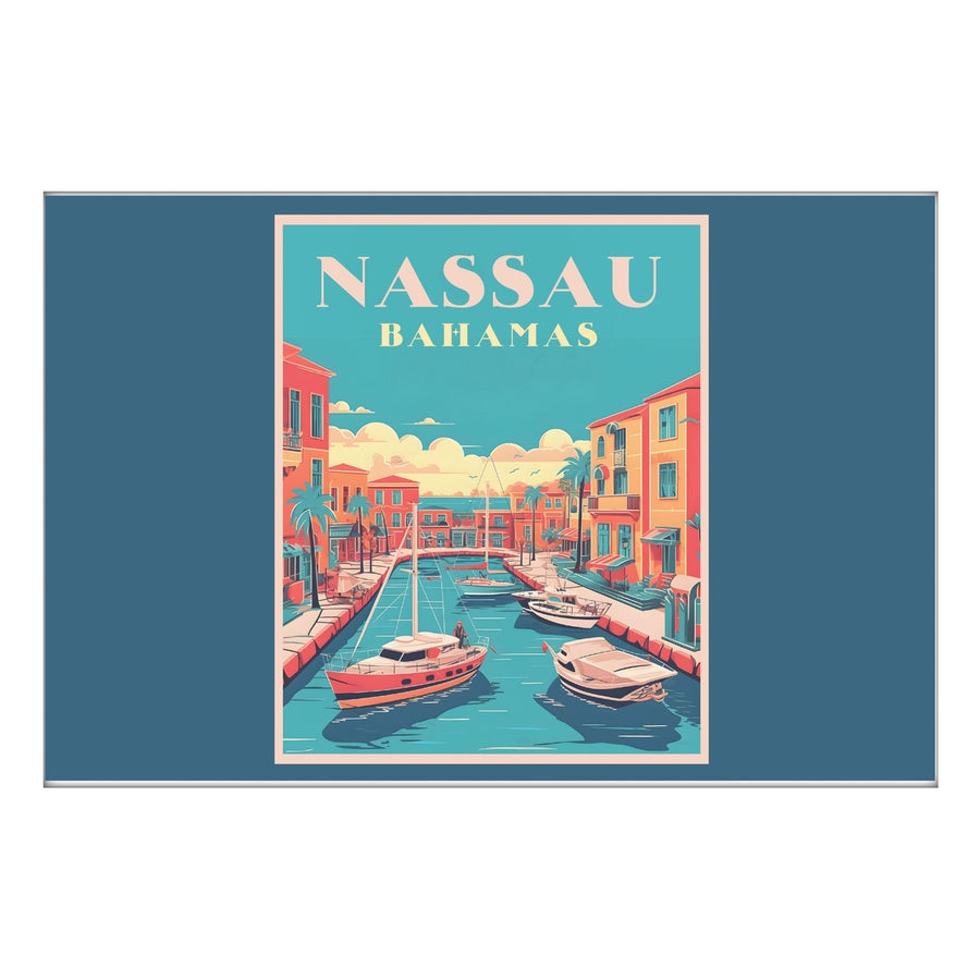 Nassau the Bahamas B Souvenir 2x3-Inch Durable and Vibrant Decor Fridge Magnet Image 1