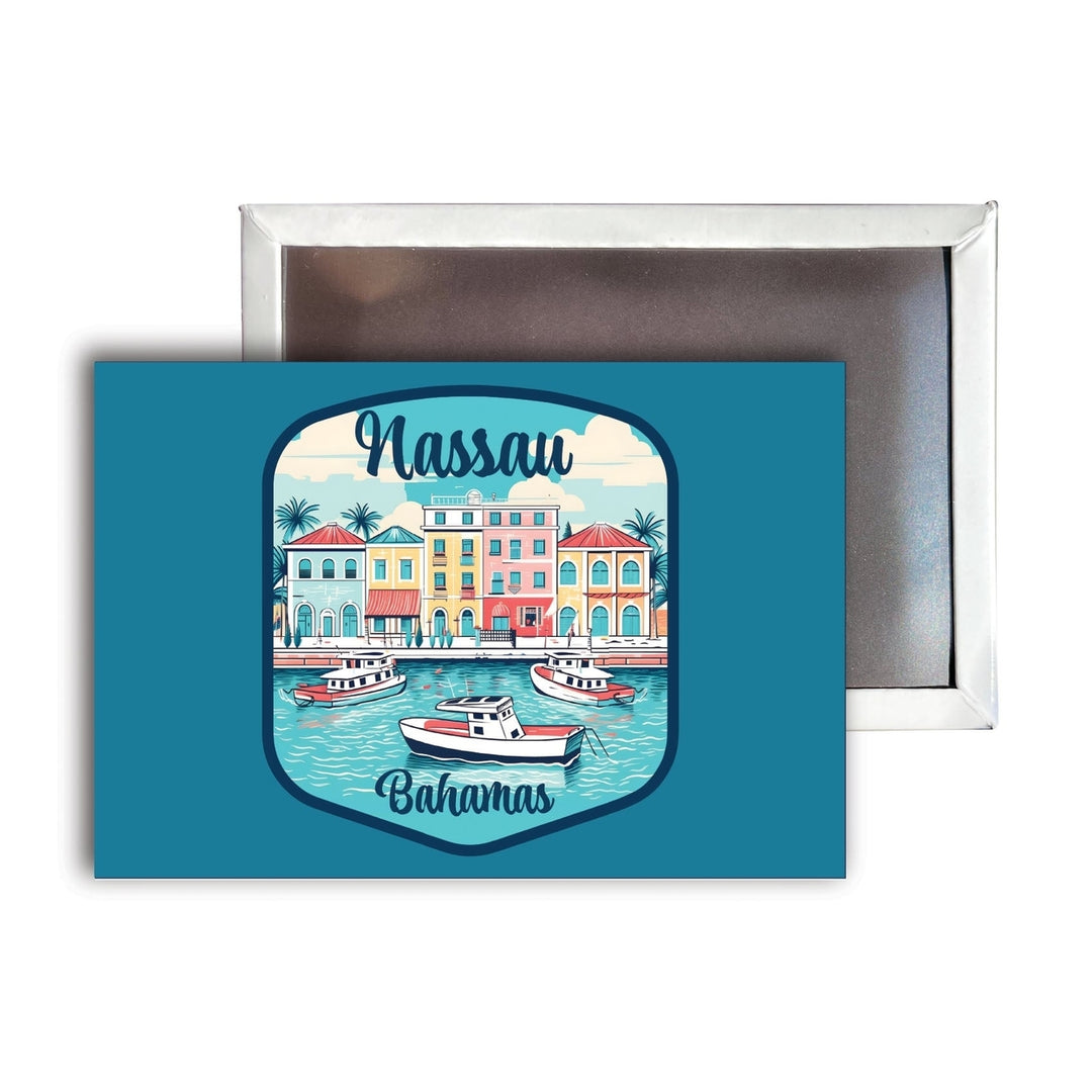 Nassau the Bahamas C Souvenir Durable and Vibrant Decor Fridge Magnet 2.5"X3.5" Image 1