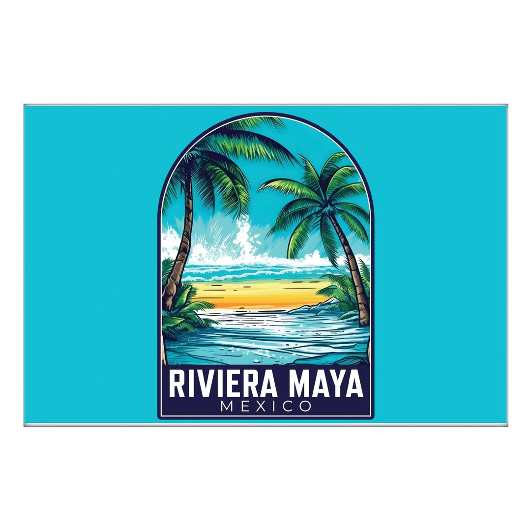 Riviera Maya Mexico B Souvenir 2x3-Inch Durable and Vibrant Decor Fridge Magnet Image 1