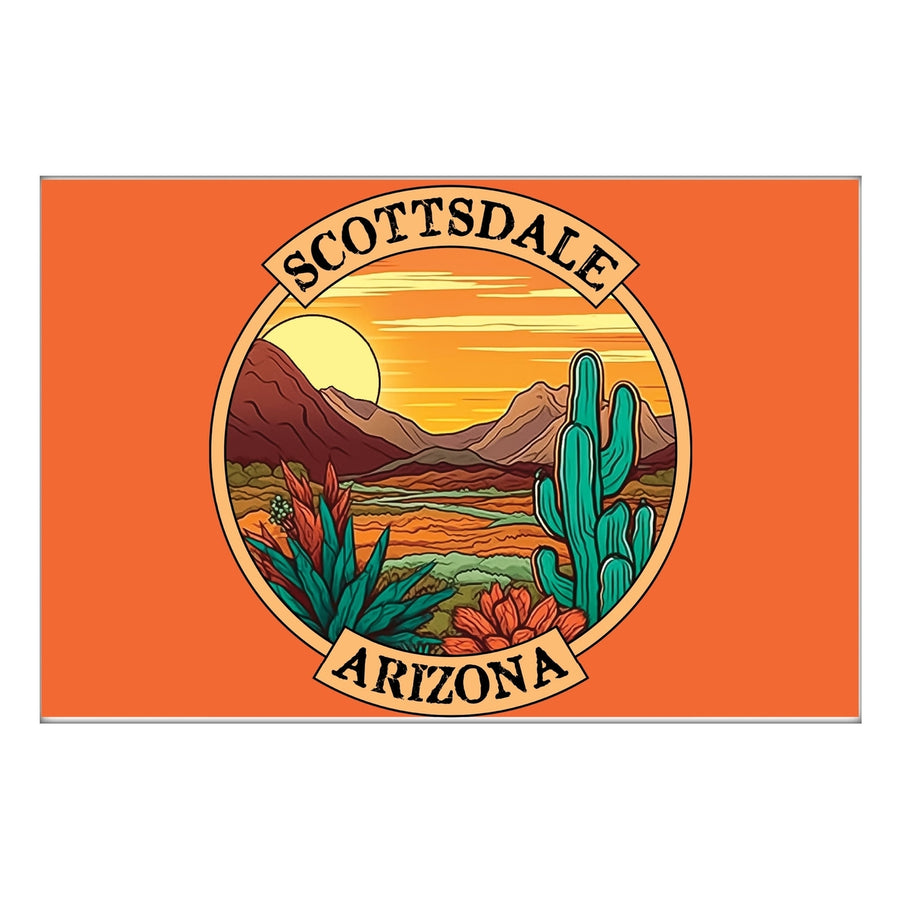 Scottsdale Arizona A Souvenir 2x3-Inch Durable and Vibrant Decor Fridge Magnet Image 1