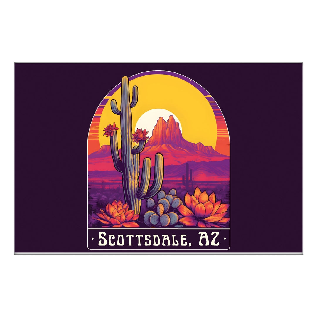 Scottsdale Arizona B Souvenir 2x3-Inch Durable and Vibrant Decor Fridge Magnet Image 1