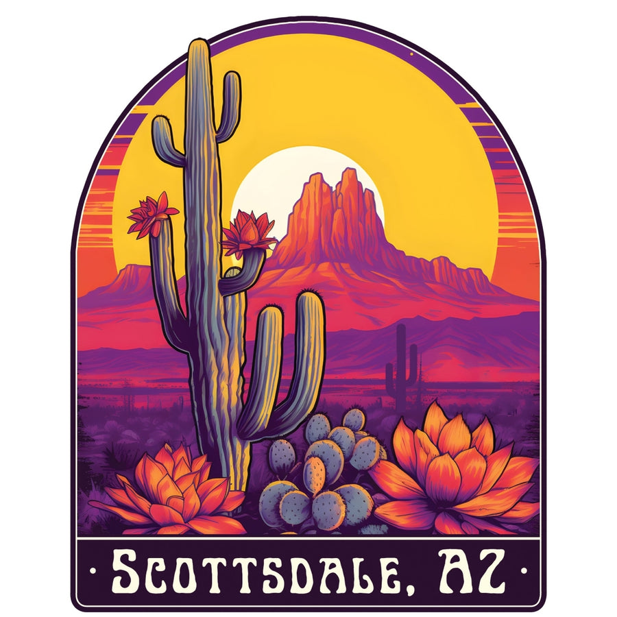 Scottsdale Arizona B Exclusive Destination Fridge Decor Magnet Image 1