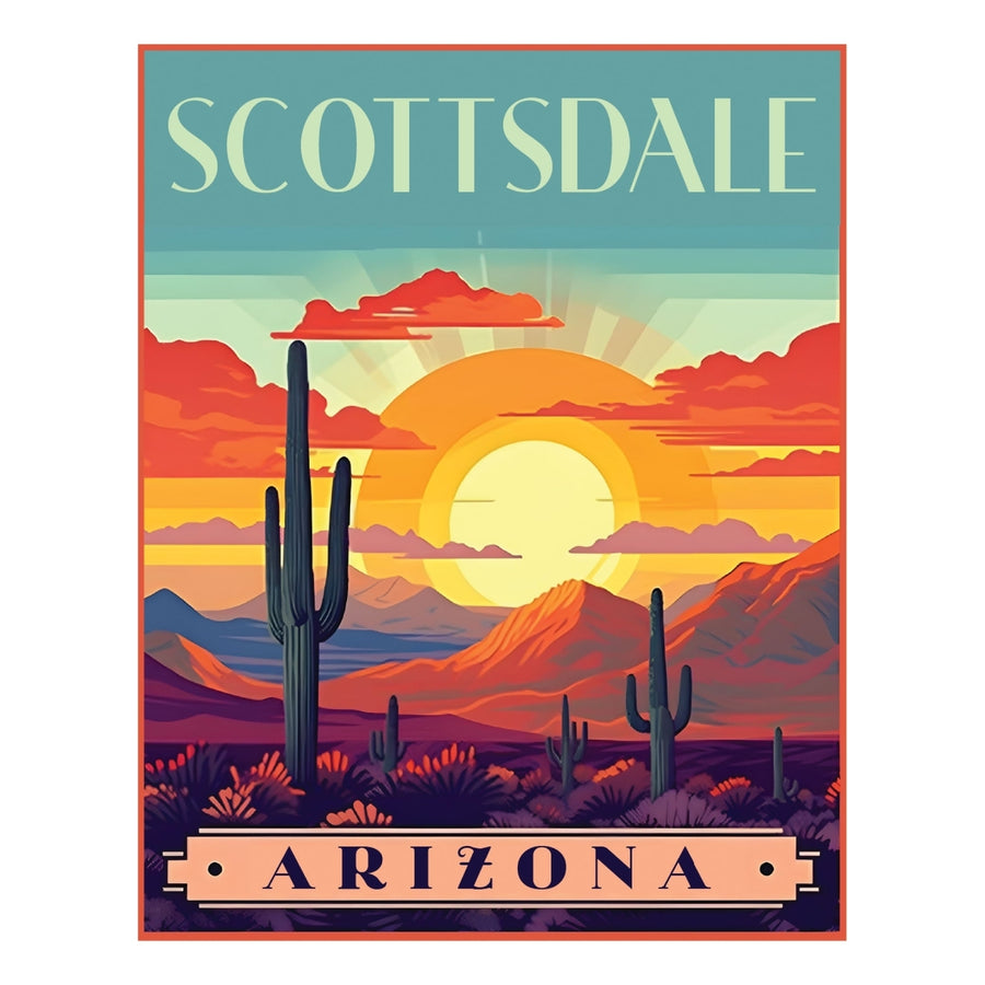 Scottsdale Arizona C Exclusive Destination Fridge Decor Magnet Image 1