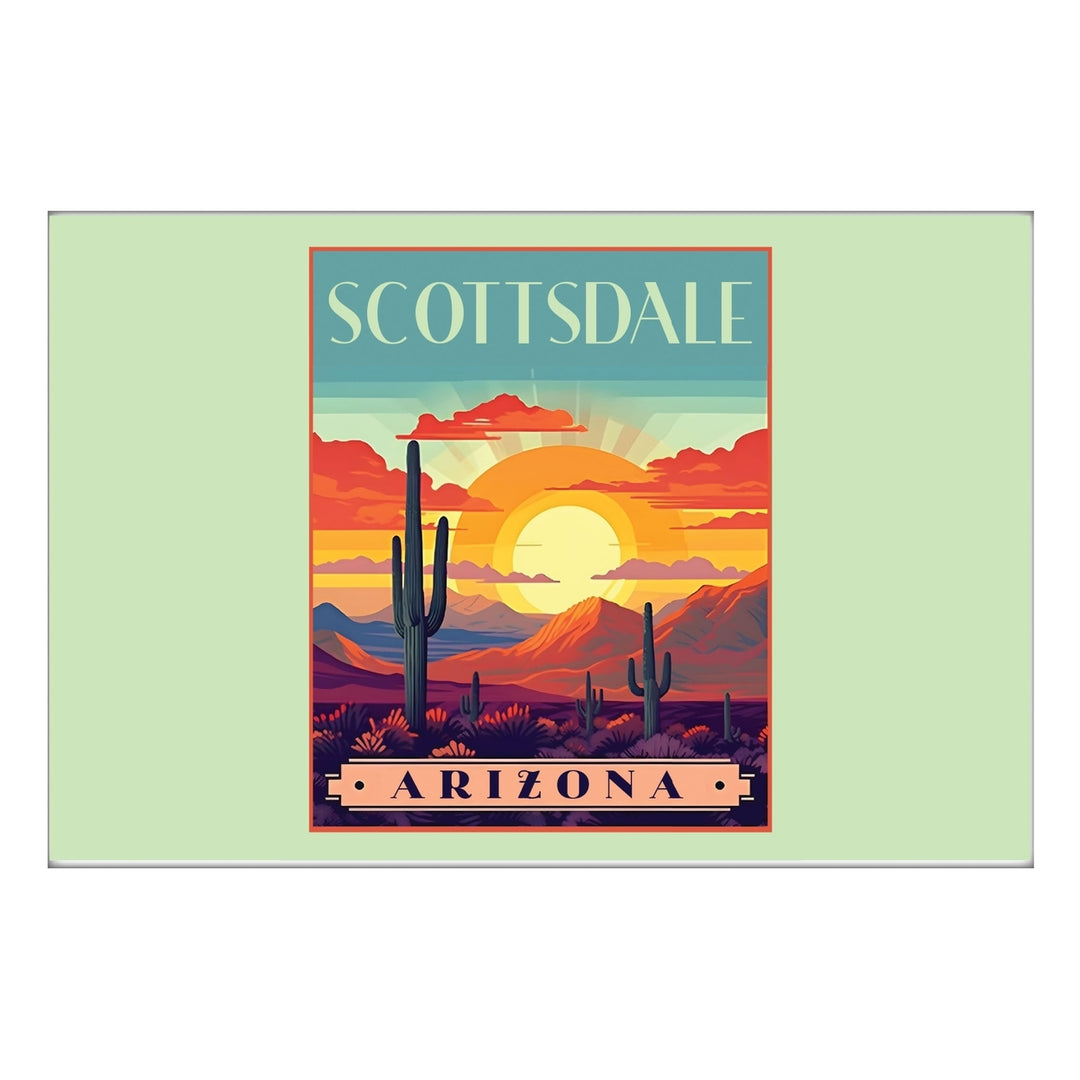 Scottsdale Arizona C Souvenir 2x3-Inch Durable and Vibrant Decor Fridge Magnet Image 1