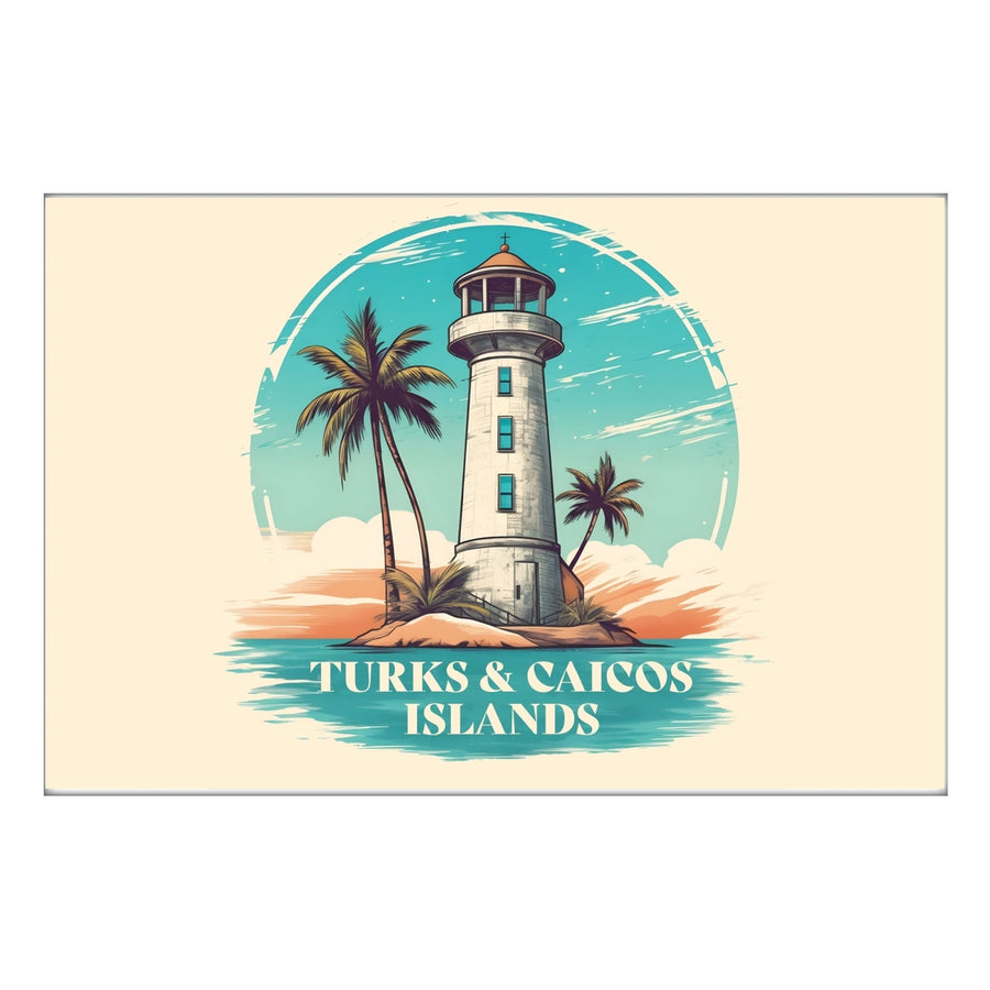 Turks And Caicos A Souvenir 2x3-Inch Durable and Vibrant Decor Fridge Magnet Image 1