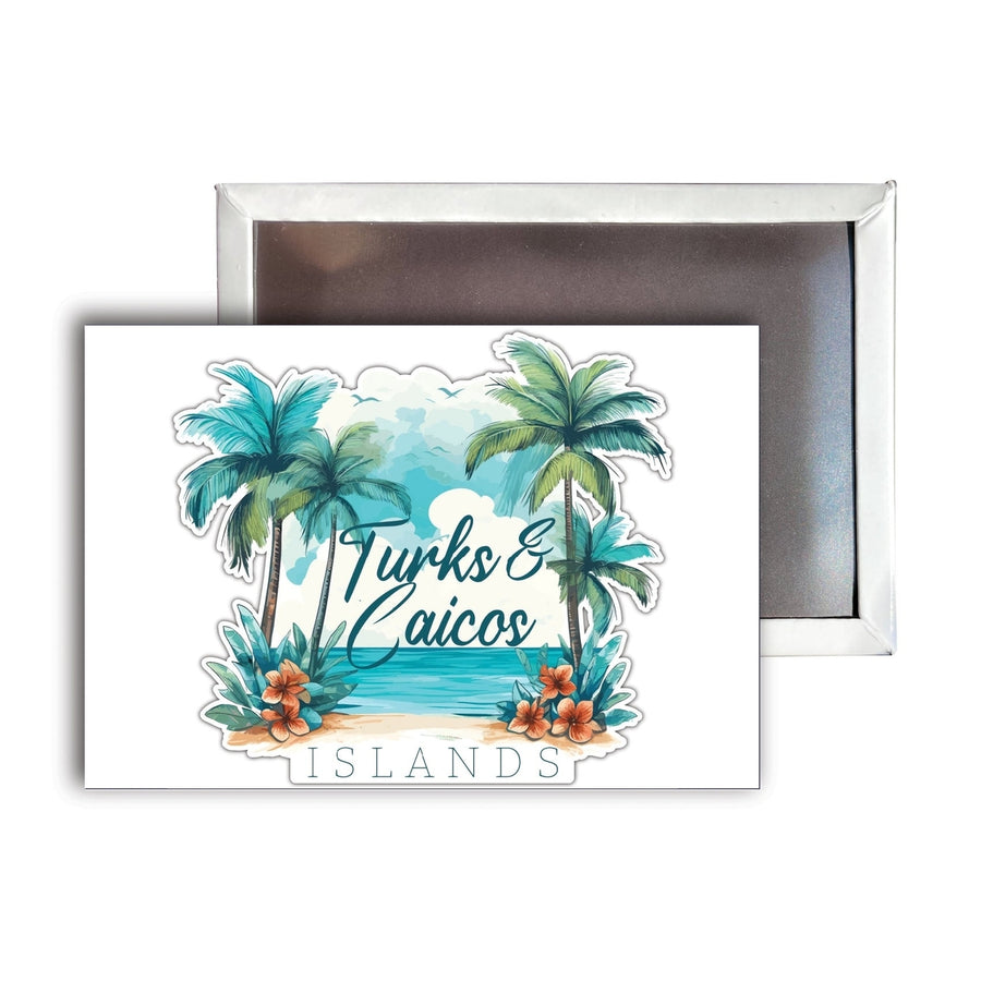 Turks And Caicos C Souvenir Durable and Vibrant Decor Fridge Magnet 2.5"X3.5" Image 1