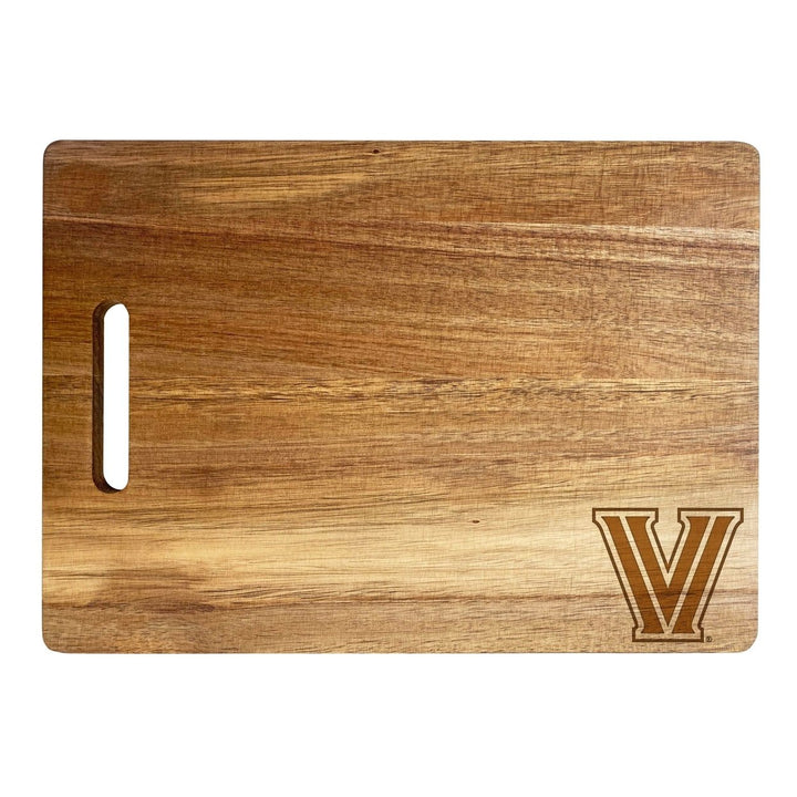 Villanova Wildcats Engraved Wooden Cutting Board 10" x 14" Acacia Wood Image 2