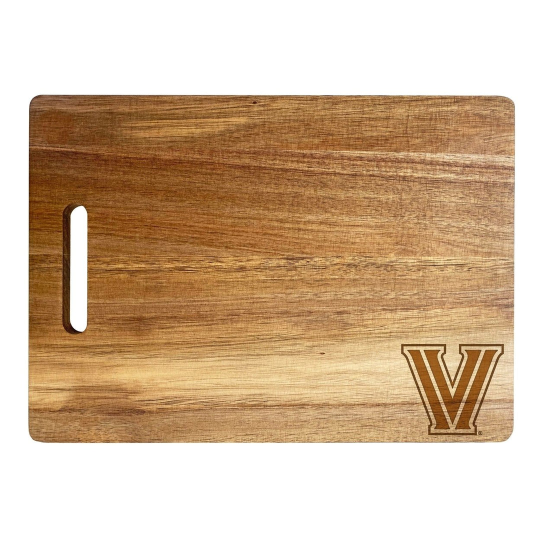 Villanova Wildcats Classic Acacia Wood Cutting Board - Small Corner Logo Image 2