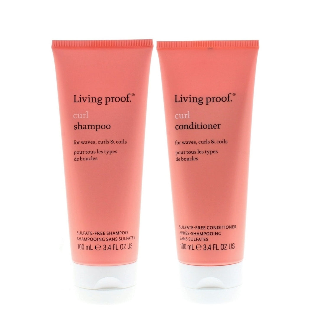 Living Proof Curl Shampoo and Conditioner 100ml/3.4oz Set Image 1