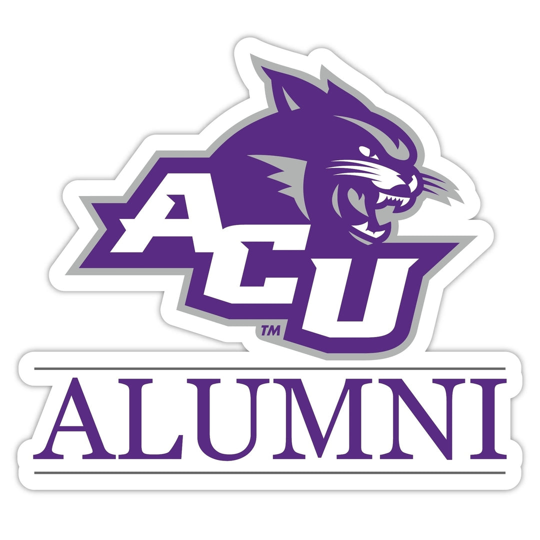 Abilene Christian University 4-Inch Alumni 4-Pack NCAA Vinyl Sticker - Durable School Spirit Decal Image 1