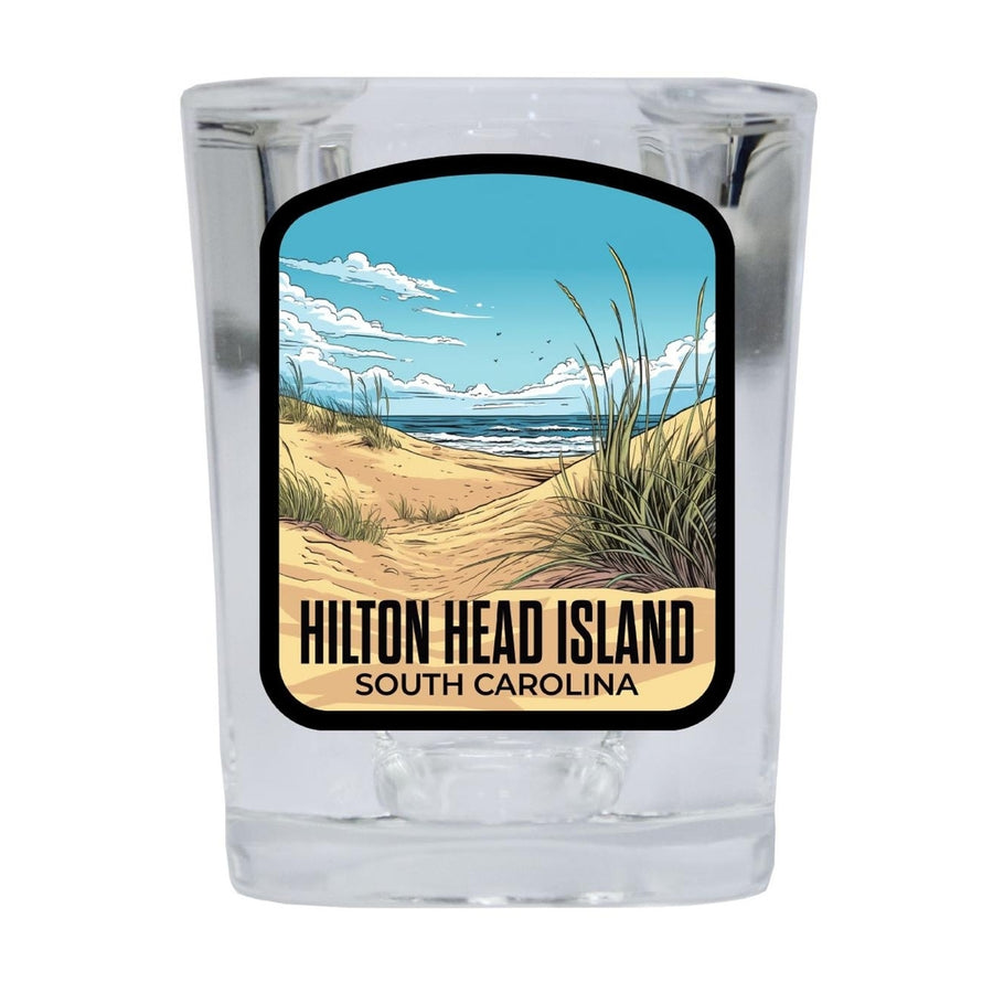 Hilton Head Island Souvenir 2.5 Ounce Shot Glass Square Image 1