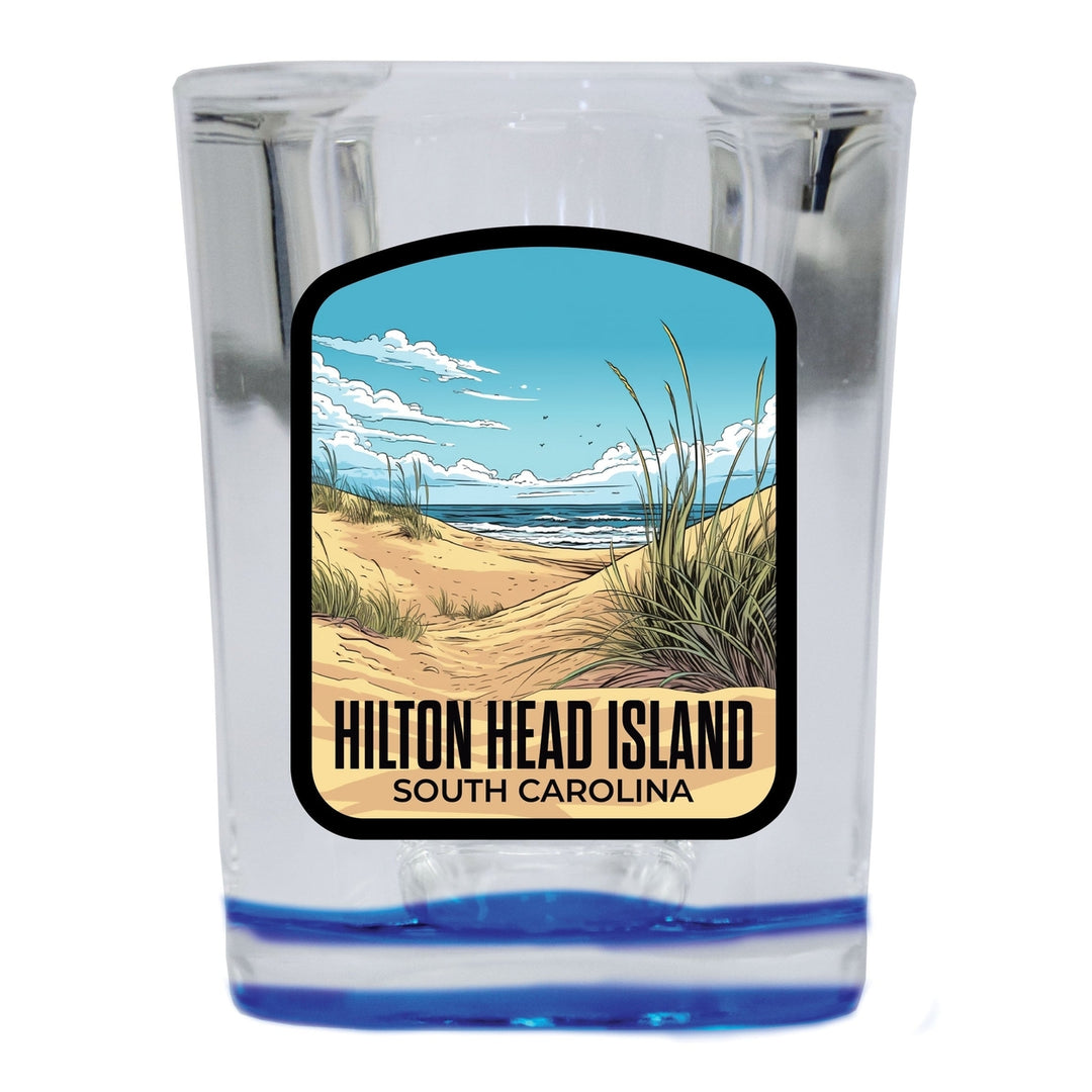 Hilton Head Island Souvenir 2.5 Ounce Shot Glass Square Image 2