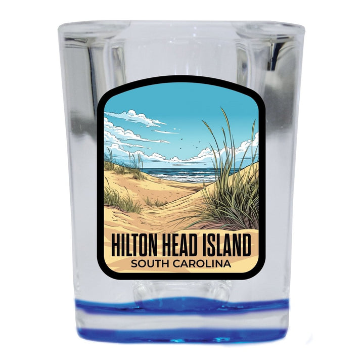 Hilton Head Island Souvenir 2.5 Ounce Shot Glass Square Image 1