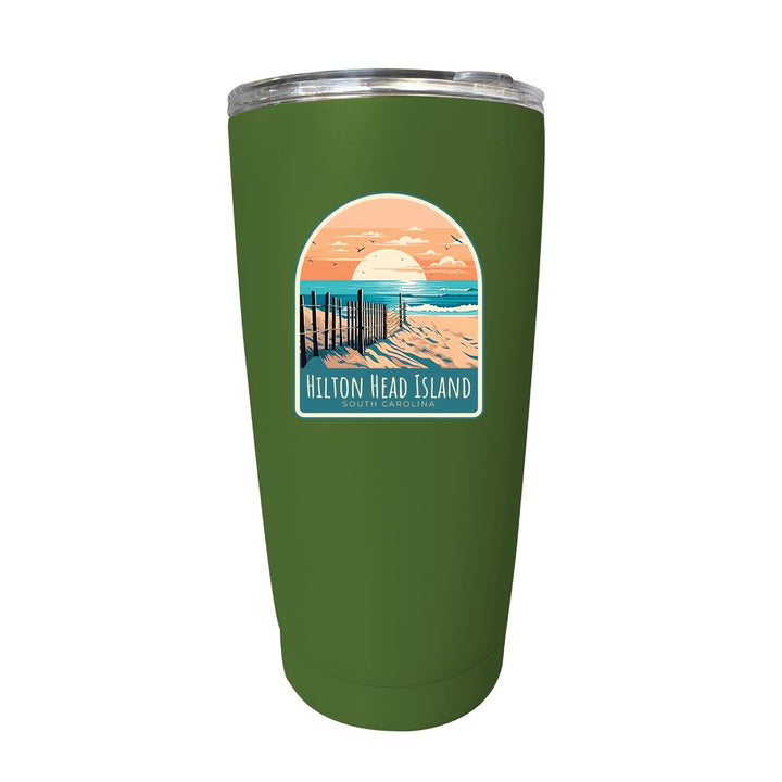 Hilton Head Island Souvenir 16 oz Stainless Steel Insulated Tumbler Image 4