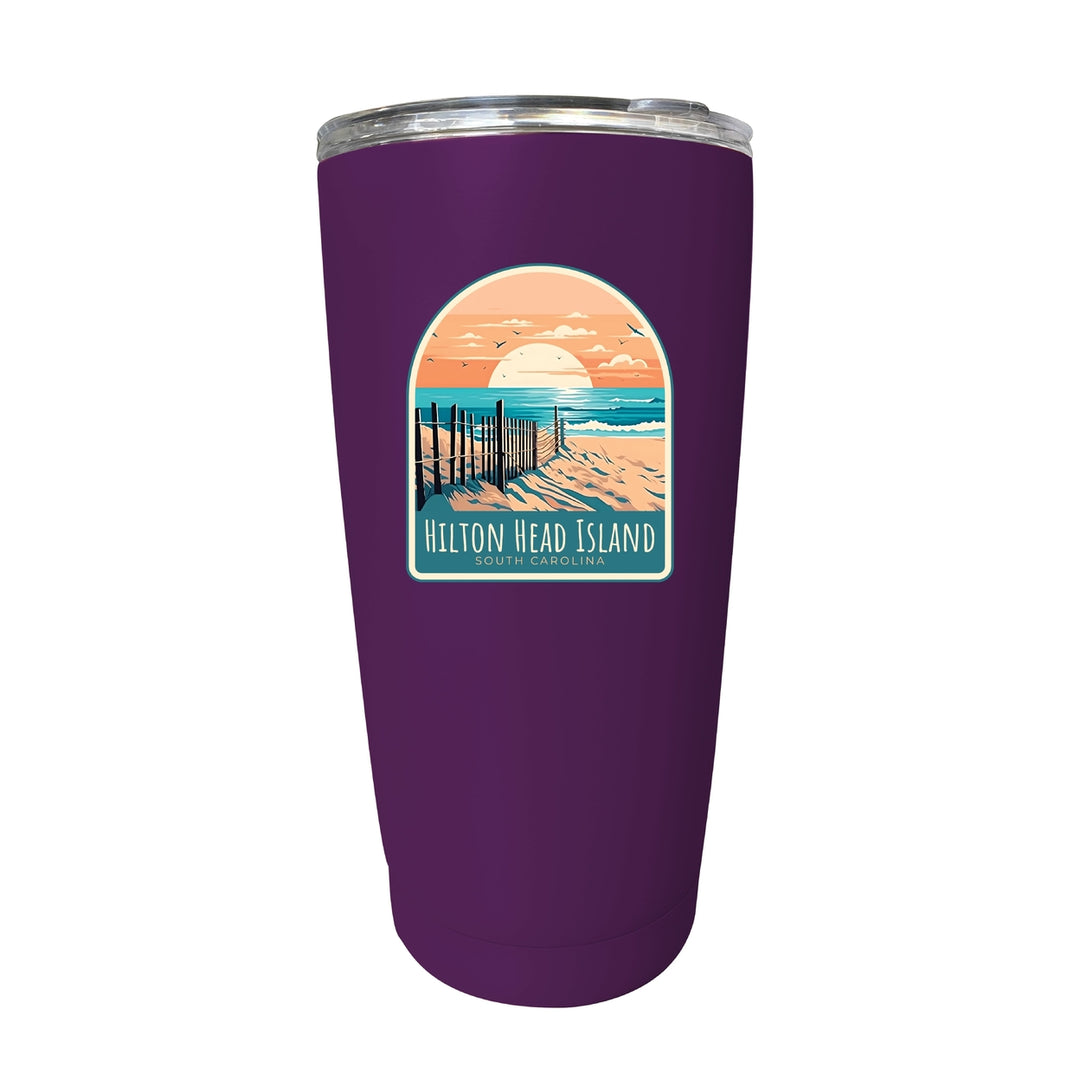 Hilton Head Island Souvenir 16 oz Stainless Steel Insulated Tumbler Image 6