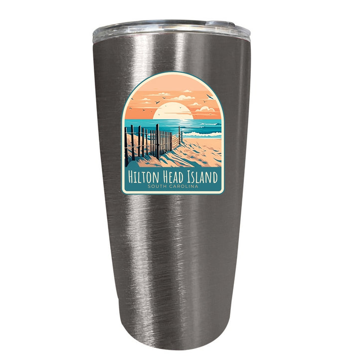 Hilton Head Island Souvenir 16 oz Stainless Steel Insulated Tumbler Image 8