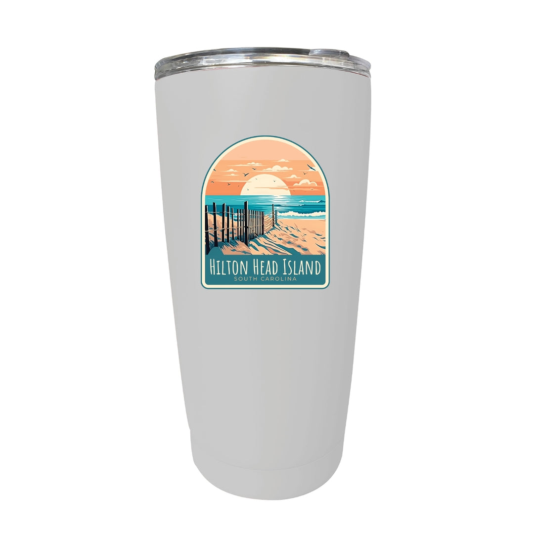 Hilton Head Island Souvenir 16 oz Stainless Steel Insulated Tumbler Image 9