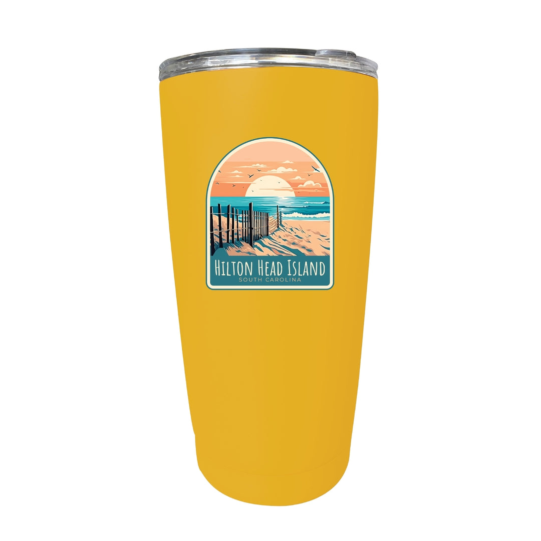 Hilton Head Island Souvenir 16 oz Stainless Steel Insulated Tumbler Image 10