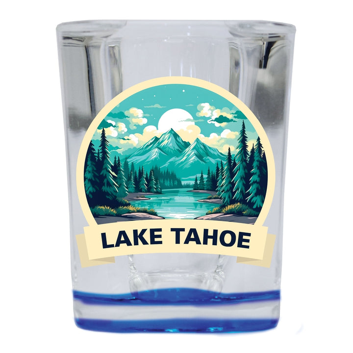 Lake Tahoe California Souvenir 2.5 Ounce Shot Glass Square Image 2