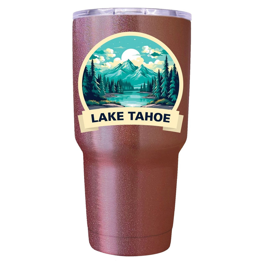 Lake Tahoe California Souvenir 24 oz Insulated Stainless Steel Tumbler Image 1