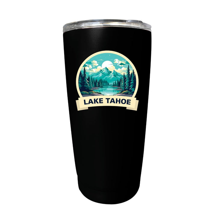 Lake Tahoe California Souvenir 16 oz Stainless Steel Insulated Tumbler Image 1