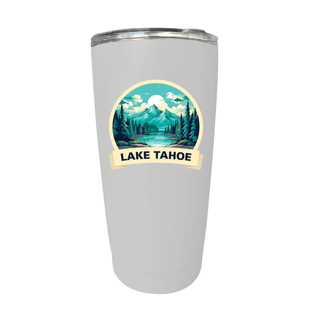 Lake Tahoe California Souvenir 16 oz Stainless Steel Insulated Tumbler Image 4