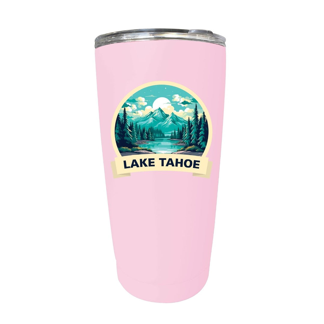 Lake Tahoe California Souvenir 16 oz Stainless Steel Insulated Tumbler Image 7