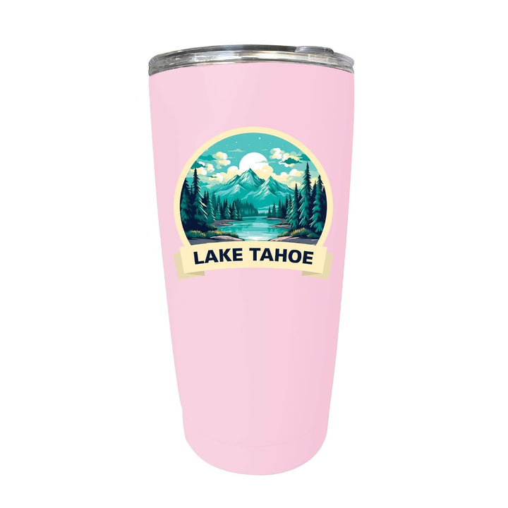 Lake Tahoe California Souvenir 16 oz Stainless Steel Insulated Tumbler Image 7