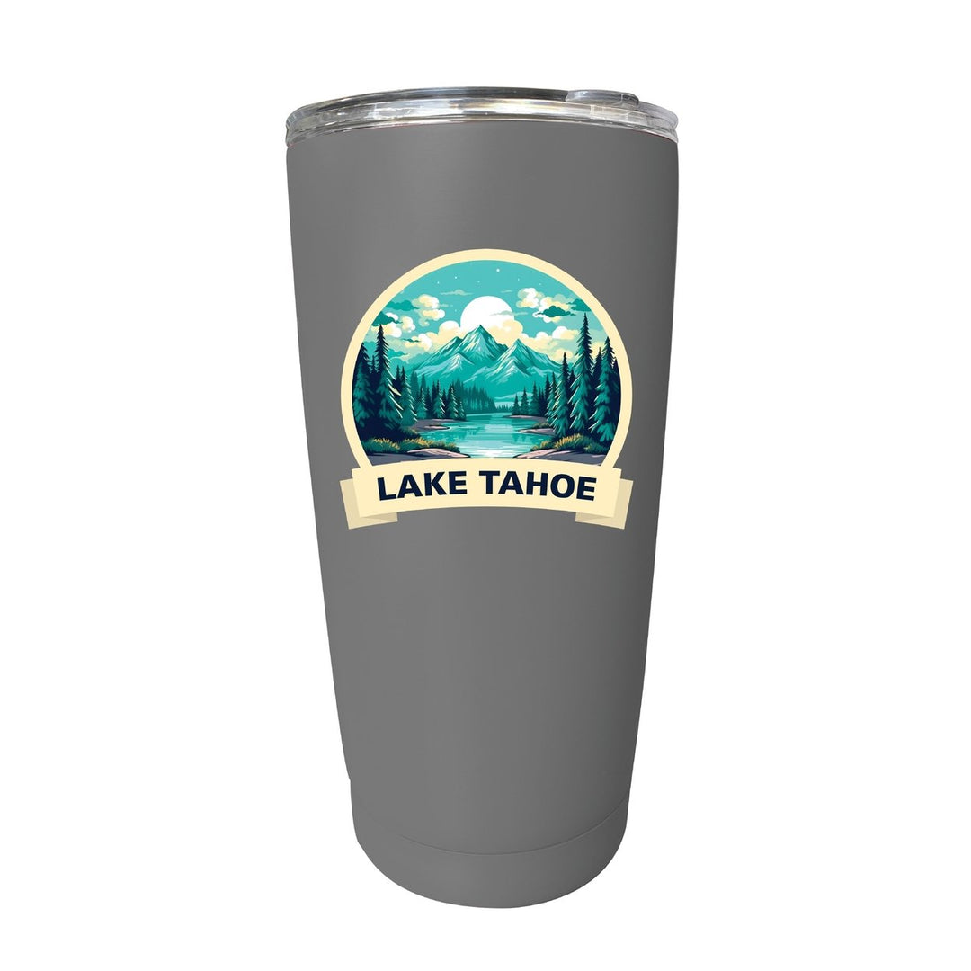 Lake Tahoe California Souvenir 16 oz Stainless Steel Insulated Tumbler Image 10