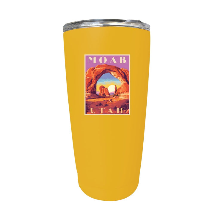 Moab Utah Souvenir 16 oz Stainless Steel Insulated Tumbler Image 1