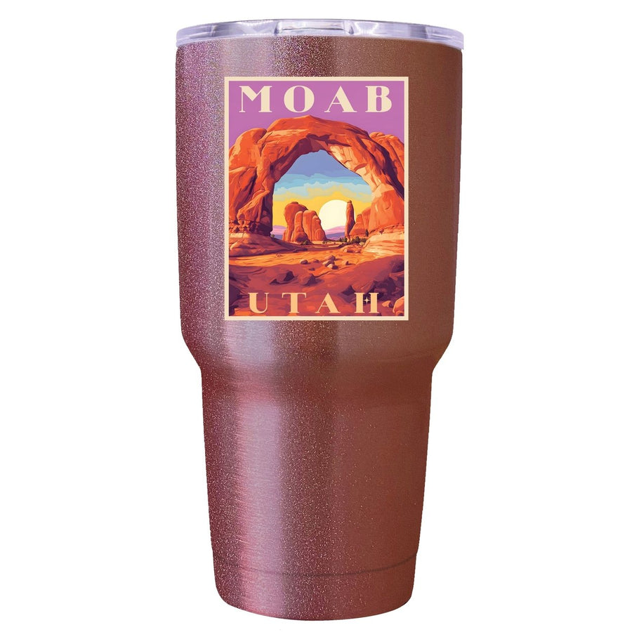 Moab Utah Souvenir 24 oz Insulated Stainless Steel Tumbler Image 1