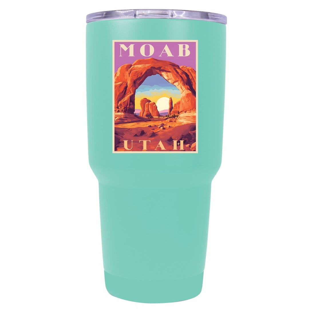 Moab Utah Souvenir 24 oz Insulated Stainless Steel Tumbler Image 1