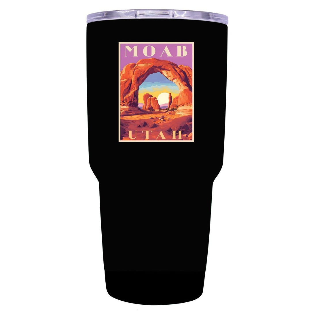 Moab Utah Souvenir 24 oz Insulated Stainless Steel Tumbler Image 1