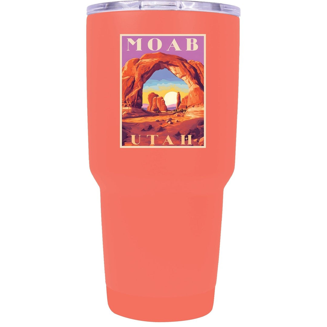 Moab Utah Souvenir 24 oz Insulated Stainless Steel Tumbler Image 1