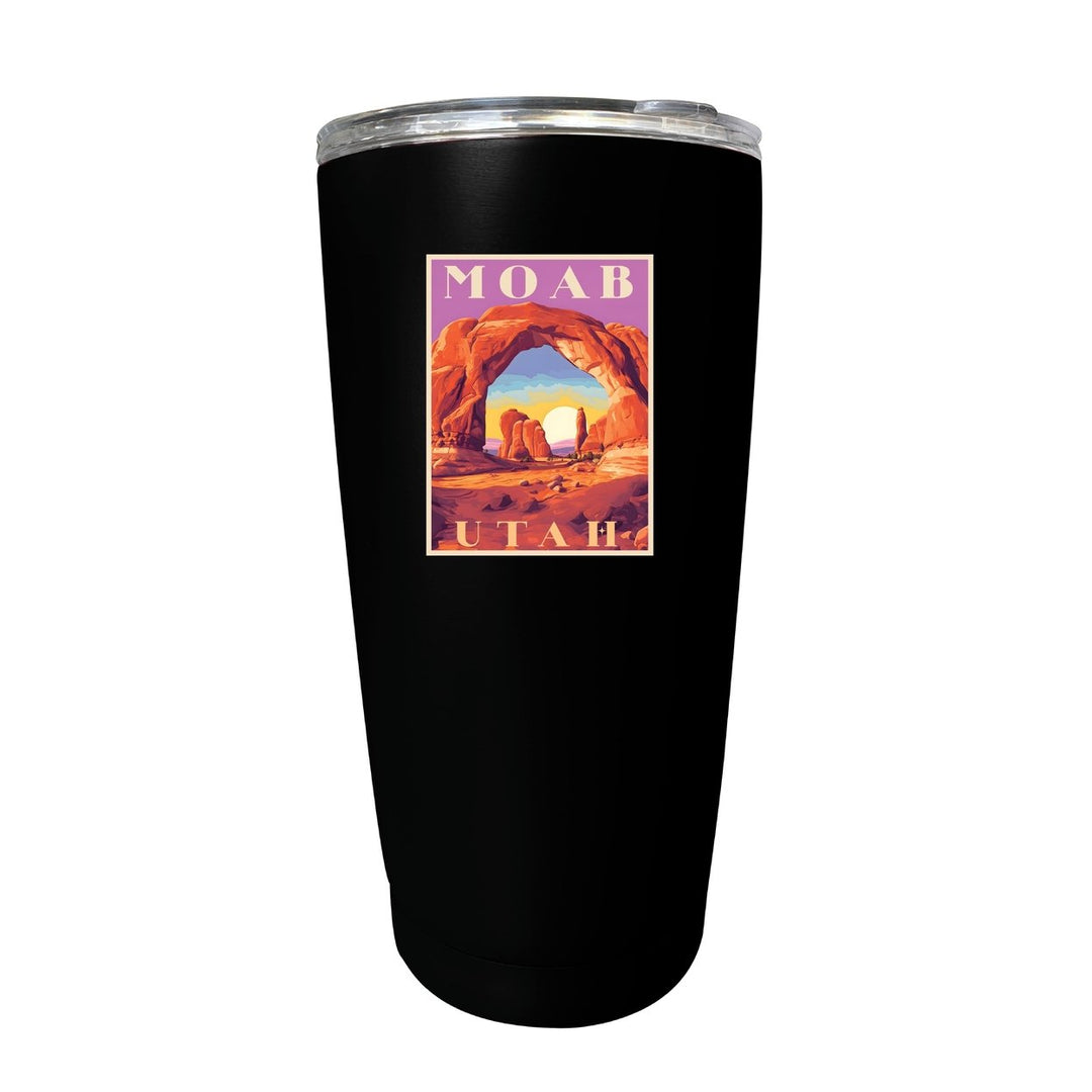 Moab Utah Souvenir 16 oz Stainless Steel Insulated Tumbler Image 10