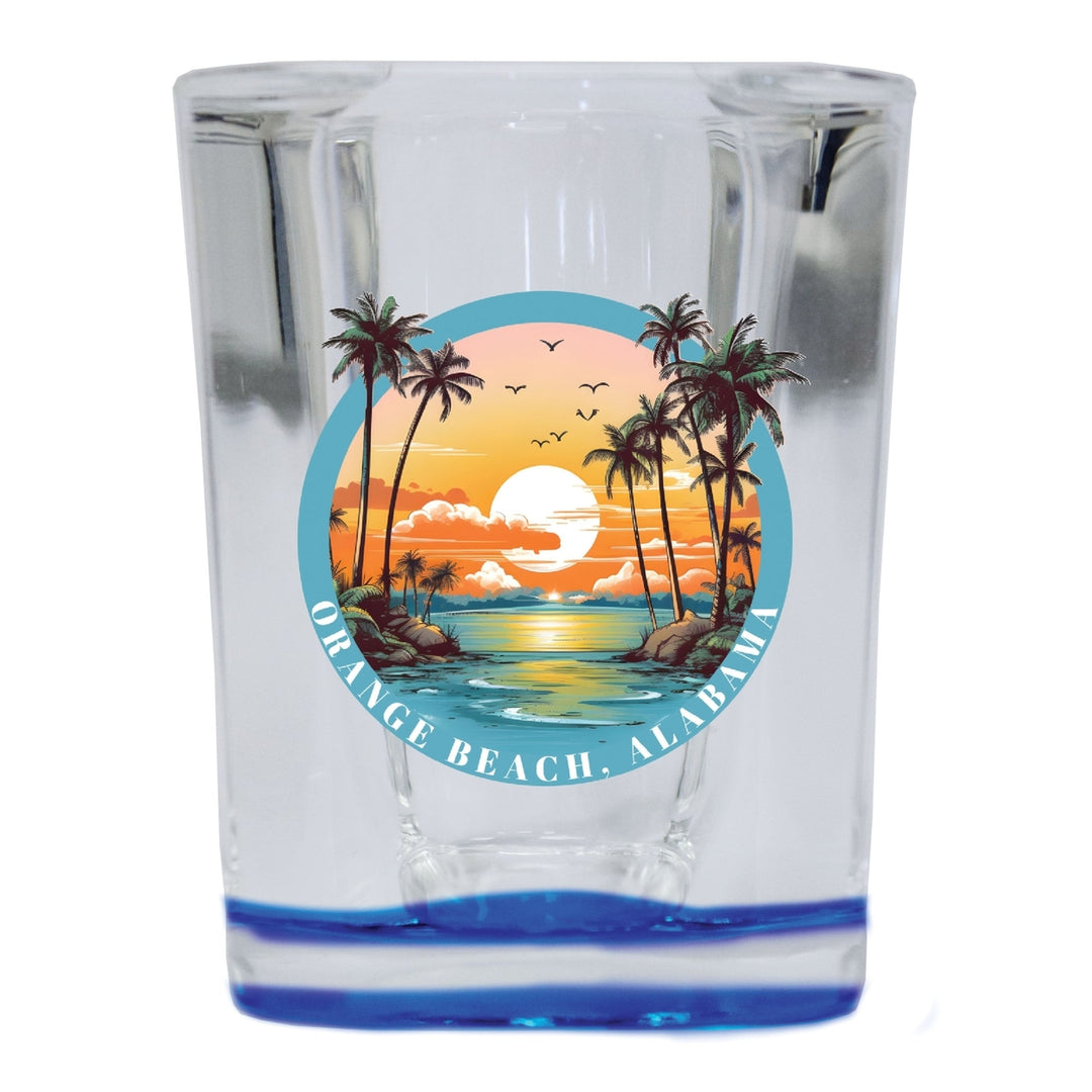 Orange Beach Alabama Souvenir 2.5 Ounce Shot Glass Square Image 2