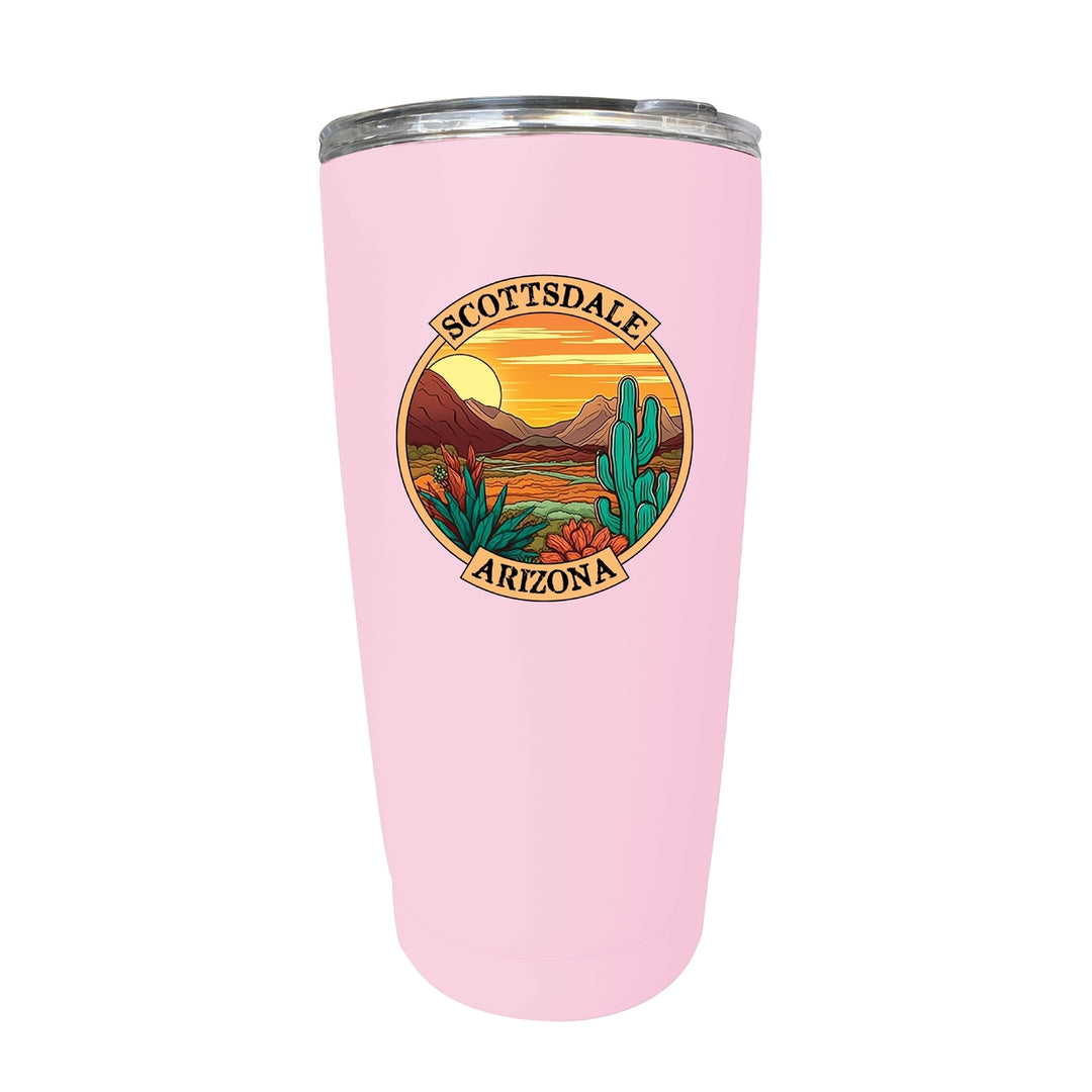 Scottsdale Arizona Souvenir 16 oz Stainless Steel Insulated Tumbler Stainless Steel Image 6