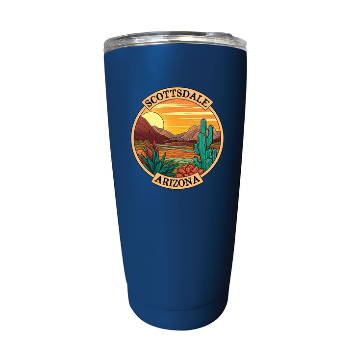 Scottsdale Arizona Souvenir 16 oz Stainless Steel Insulated Tumbler Stainless Steel Image 8