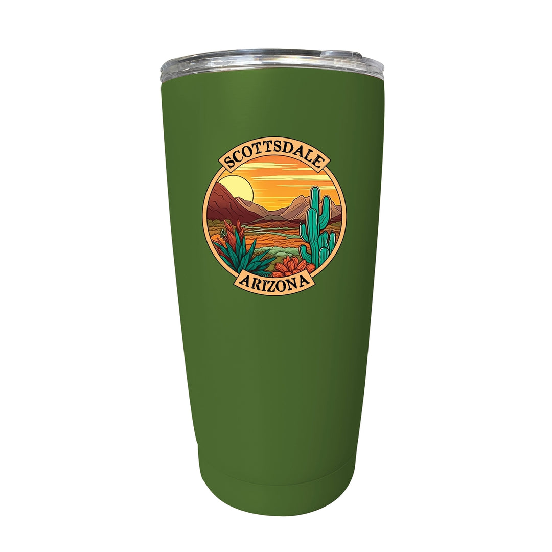 Scottsdale Arizona Souvenir 16 oz Stainless Steel Insulated Tumbler Stainless Steel Image 9