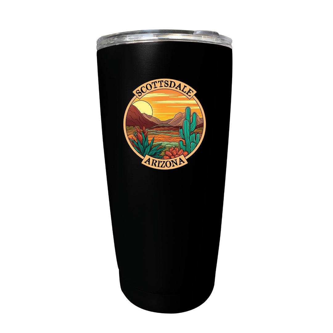 Scottsdale Arizona Souvenir 16 oz Stainless Steel Insulated Tumbler Stainless Steel Image 10